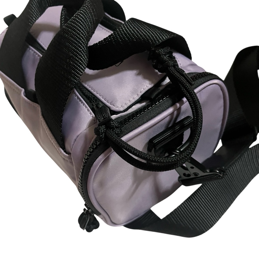!!SOLD!! FABLETICS LILAC MINI TOTE BAG CROSSBODY PURSE NYLON SHOULDER GYM - Picture 11 of 16